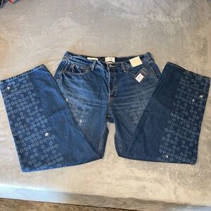 Universal thread women’s wide leg daisy jeans size 14